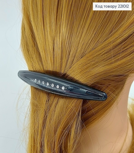 Заколка автомат с камнями 11 см в ассор. 221012 фото 2