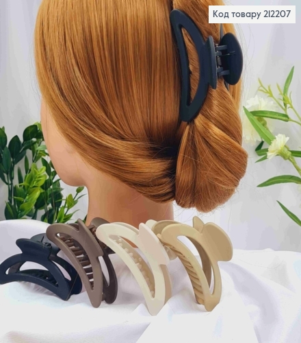 Краб пластик матовый, Дуга 7,5см, цвета в ассортименте. 212207 фото 1