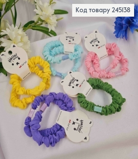 Резинка жатка, 6см, на планшетке 2шт, яркие цвета в ассортименте 245138 фото