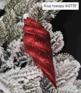 Фигурка блеск "БУРУЛЬКА №1", БОРДО, 11*4см, украшение пластиковое, Украина 612735 фото