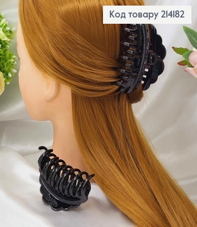 Краб пластик, глянцевый черный, Мушля, 8,5см, 214182 фото