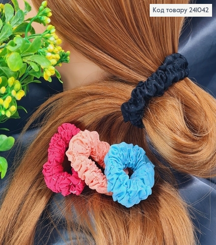 Резинка фатиновая  в горох  в асорт.5,5см 241042 фото 1