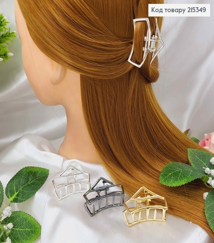 Краб металл, Пятиугольнички, 4,5см, цвета в ассорт. 215349 фото 1