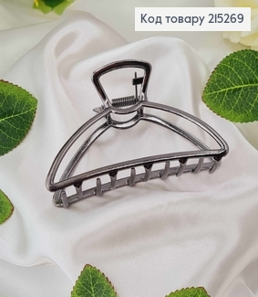 Краб металл 7,5см, трапеция, ЧЕРНОГО , матового  цвета 215269 фото