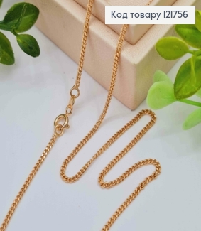 Цепочка Панцирное плетение, ширина 1,5мм, длина 45см, Xuping 18К 121756 фото