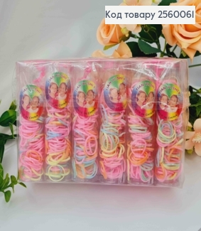 Резинка силиконовая Тропиканка цветная № 4  12 упаковок 2560061 фото