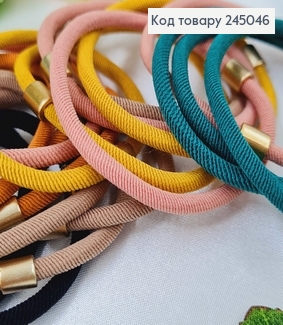 Резинка шнурок с золотом в асс. 20 шт / уп. цена за уп. 245046 фото