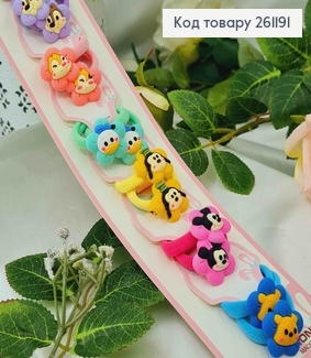 Набор детских резинок "Персонажи мультиков в цветах" 20шт/наб. 261191 фото