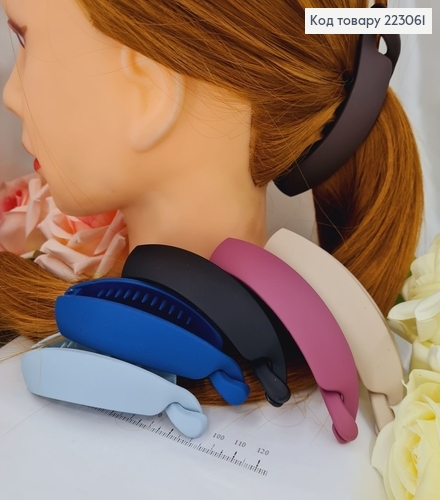 Заколка банан матовая в ассорт. 223061 фото 1