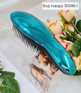 Щетка для волос, Spazzola (тангл тизер), Нефритовый металлик, большая(21*8), качественный Китай 300116-1 фото