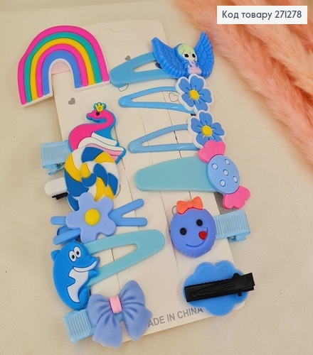 Набор детский 4 тик такая 8 стрелы с героями мультфильма голубые 274002 фото 1