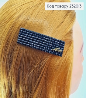 Заколка Тік - так 7*2 см зі чорними стразами Ньюанс 232013 фото