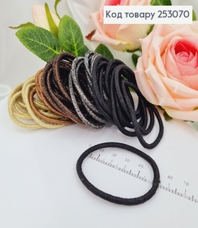 Резинка шнурок с люрексом 5см  в асорт. 253070 фото