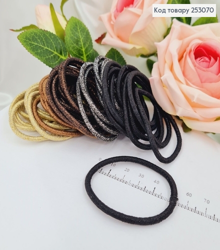 Резинка шнурок с люрексом 5см  в асорт. 253070 фото 1