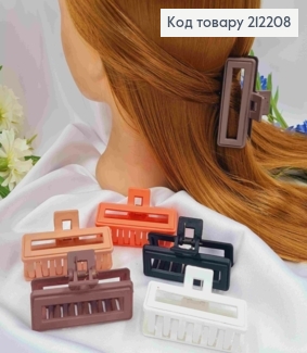 Краб пластик, матовый, прямоугольный, 7см, цвета в ассортименте 212208 фото