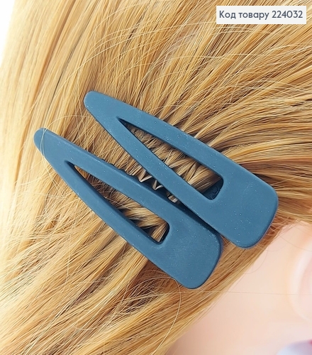 Заколка стріла метал чорний 6,5 см 2 шт/уп. в асорт. ціна за уп. 224032 фото 1