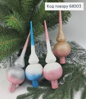 Верхушка на елку Амбре в асс. 25 см 611003 фото