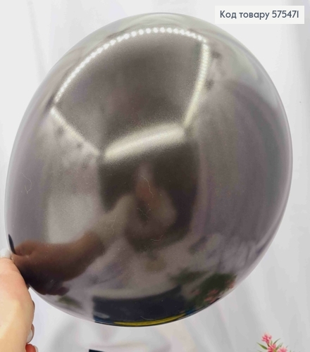 Воздушные шары, латексные 12", Черного цвета, 100шт\уп 575471 фото 2