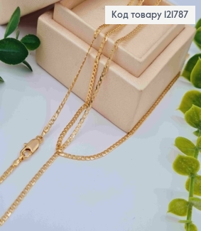 Цепочка ПАНЦИРНОЕ ПЛЕТЕНИЕ, ширина 2мм, длина 70см, Xuping 18K 121787 фото