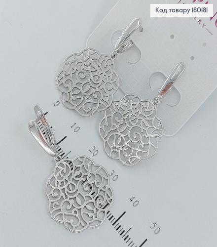 Серьги   Кружевные медзолото  Xuping 180181 фото 1