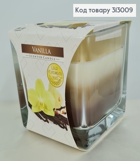 Аромасвічка стакан VANILLA 170 г/32год., snk 80-67  BISPOL  313009 фото