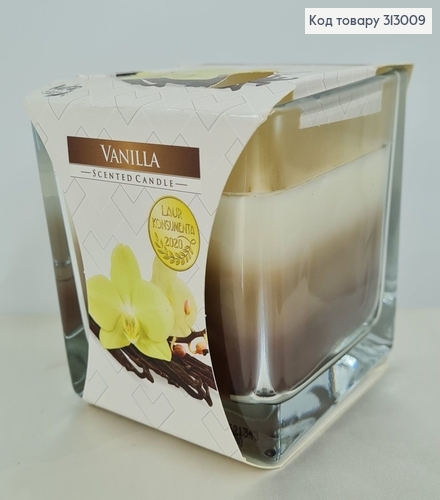 Аромасвечи стакан VANILLA 170 г/32год., snk 80-67  BISPOL  313009 фото 1