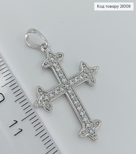 Крестик с камнями 2,5*2см 210011 фото 1