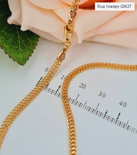 Цепочка плетения ПИТОН, ширина 4мм, длина 50см, Xuping 18K 121627 фото 1