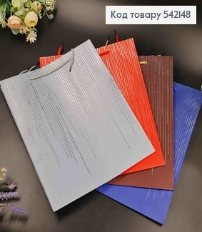 Пакет бумажный "Праздничный Дождик" 26*32*10 в ассорт. 542148 фото