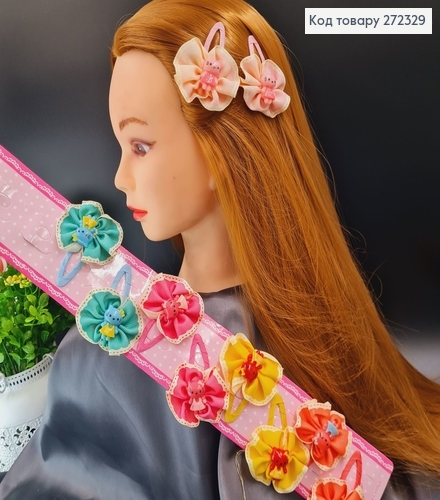 Заколка ток так детская со цветочком Китти в асс. . 272329 фото 1