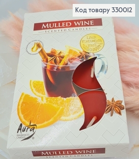 Аромасвечи таблетка BISPOL глинтвейн 6 шт / 4часов, 15-195 330012 фото