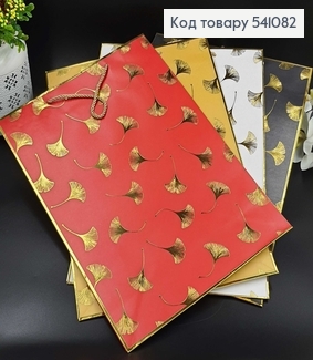 Пакет бумажный "Веер", 30х41,5х12см, в ассорт. 541082 фото