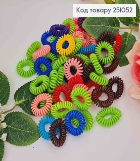 Резинка пружинка 2,5см, кольори в асотртименті. 251052 фото
