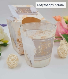 Аромасвічка стакан ANGEL Wings (a subtle aroma of miraculousness), 115г/30год. горіння, Польща 331087 фото