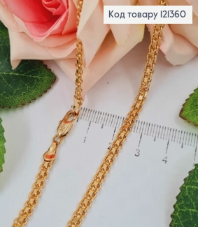 Цепочка французская БИСМАРК, 5мм, длина 55см, Xuping 18К 121360 фото