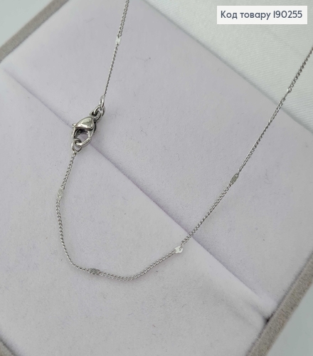 Ланцюжок родований, комбіноване плетіння, 45см. Xuping  190255 фото 1