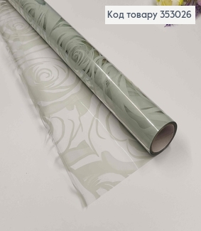Плівка прозора з Принтом, колір ХАКІ, рулон 66см*8,5ярди 353026 фото