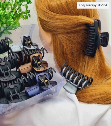 Краб пластик, матовий, "ПАВУЧОК" подвійний, розмір 8см, Кольори в асортименті 213354 фото 1