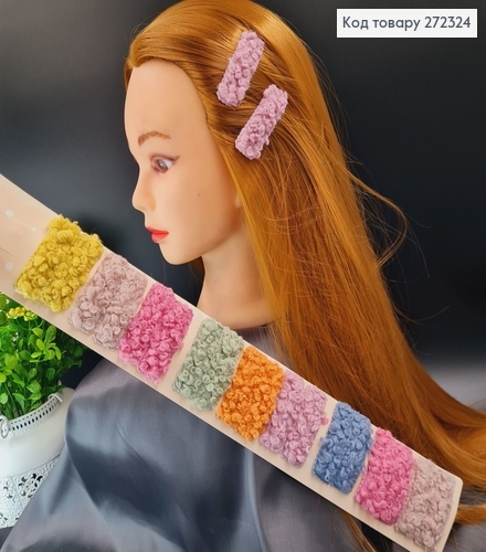 Заколка ток так детская  Барашек в асс.(10пар) 272324 фото 1