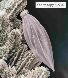 Фигурка мираж "БУРУЛЬКА №2", ПРОЗРАЧНОЕ, 14*5см, украшение пластиковое, Украина 612720 фото