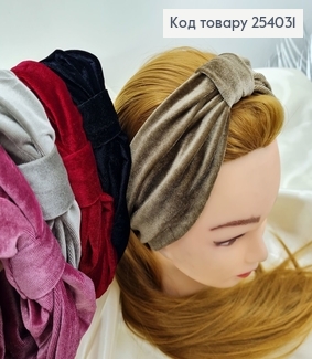 Пов'язка велюр кольорова в ас. 254031 фото