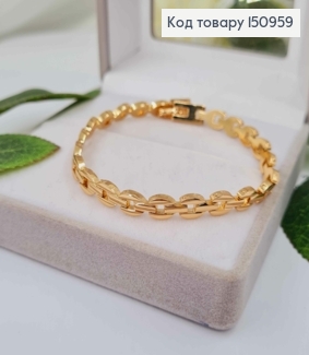 Браслет под якорное плетение, длина 19см, Xuping 18K 150959 фото
