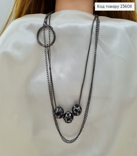 Бижутерия на шею подвеска Чаривна с шаром 82 + 8 см 236011 фото 1