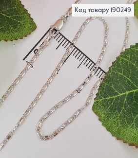 Цепочка родовой пластинки 3мм, длина 45см, Xuping  190249 фото