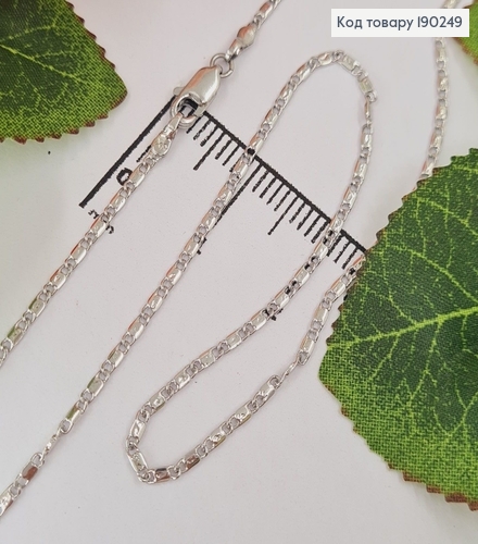 Цепочка родовой пластинки 3мм, длина 45см, Xuping  190249 фото 1