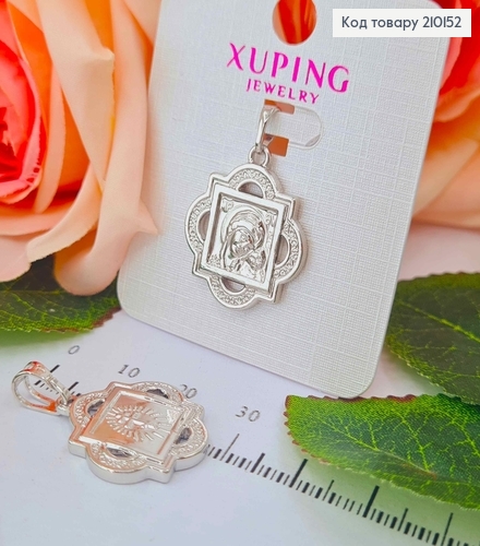 Иконка родованая, с Божьей матерью, 2*2см, Xuping 210152 фото 1