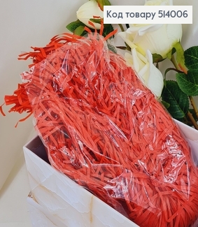 Наполнитель тишью красный 100 гр 514006 фото