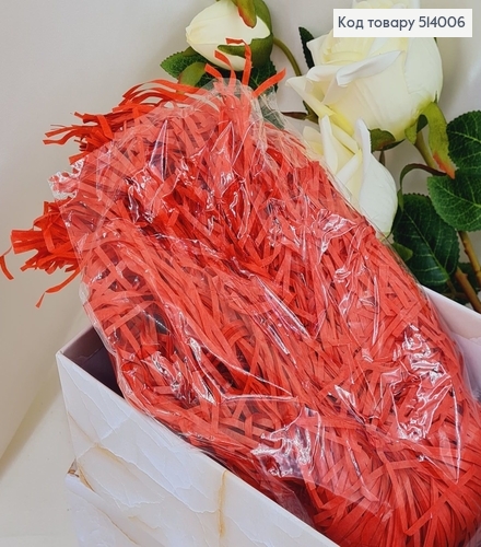 Наполнитель тишью красный 100 гр 514006 фото 1
