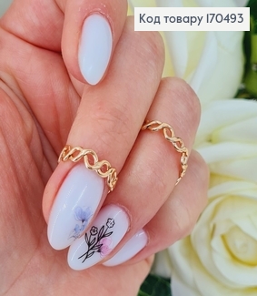 Кольцо на фалангу Бесконечность без розмера (от 14 до19 розмера) Xuping 18 170493 фото