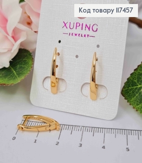 Серьги Стрелы, длина 2,1см, английская застежка, XUPING 18K 117457 фото